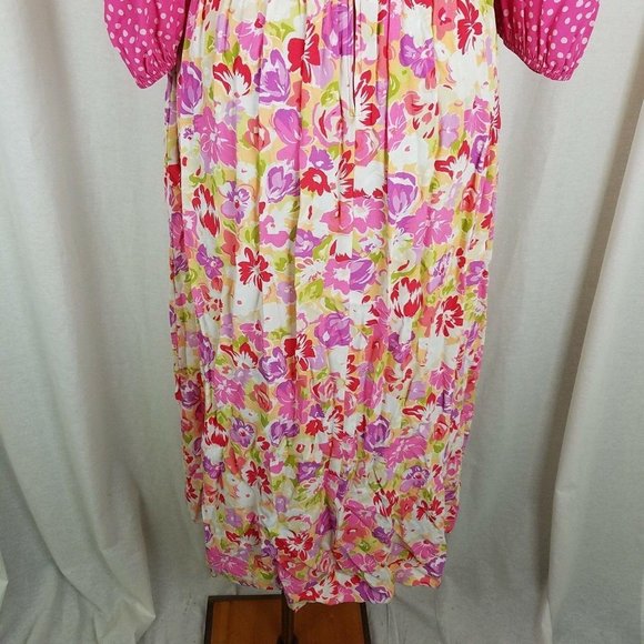 Vintage 70s Jane Schaffhausen Belle France Provençal Print Souleiado Dress 8 - Picture 7 of 10